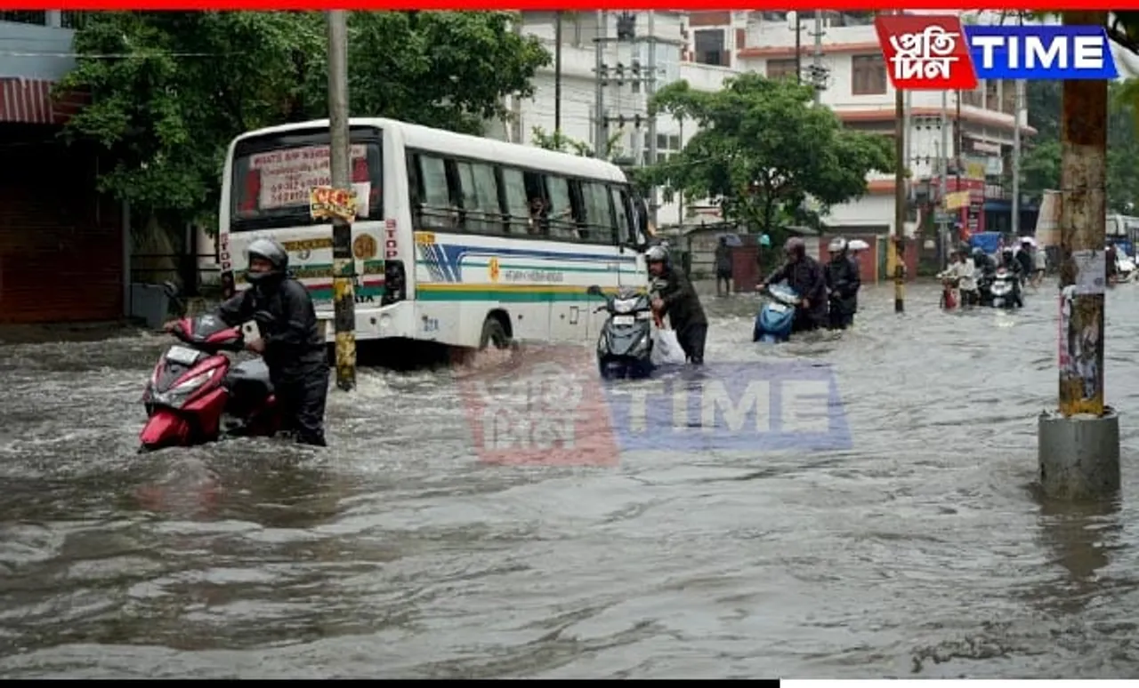 Heavy Rainfall and Flooding Expected in Guwahati and Surrounding Areas